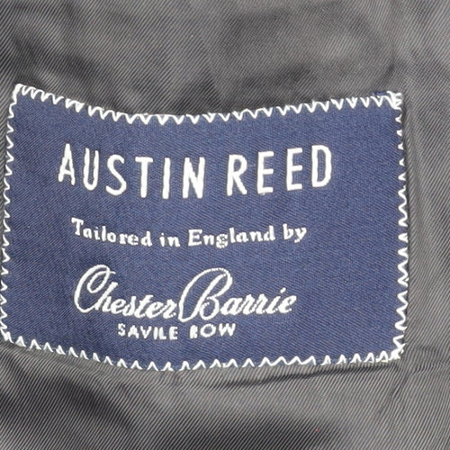 Austin Reed Men's Grey Wool Blazer, Size 44L Formal Attire