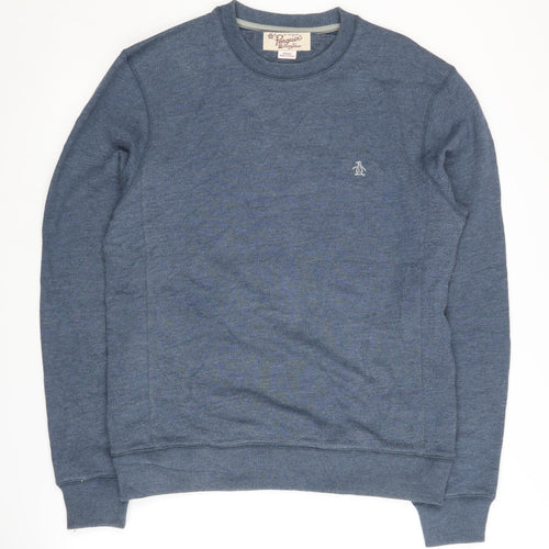 Penguin Men Blue M Pullover Sweatshirt