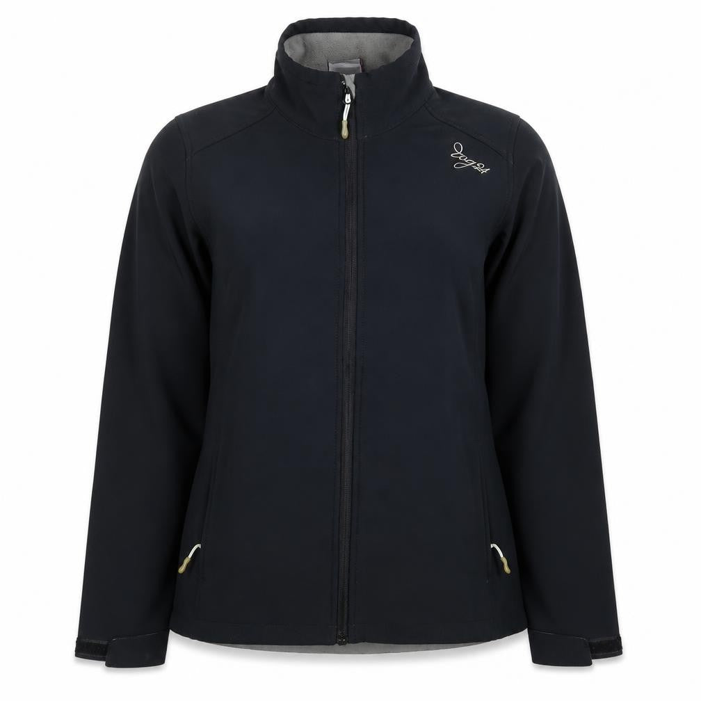 Front view of TOG24 Women's Black Soft Shell Jacket -, size 10