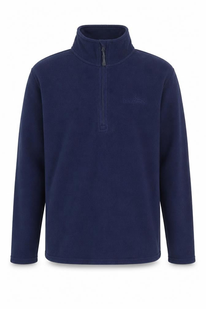 Front view of Peter Storm Men's Blue Fleece Sweatshirt M