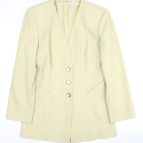 Jacques Vert Women's Beige Suit Jacket, Size 12