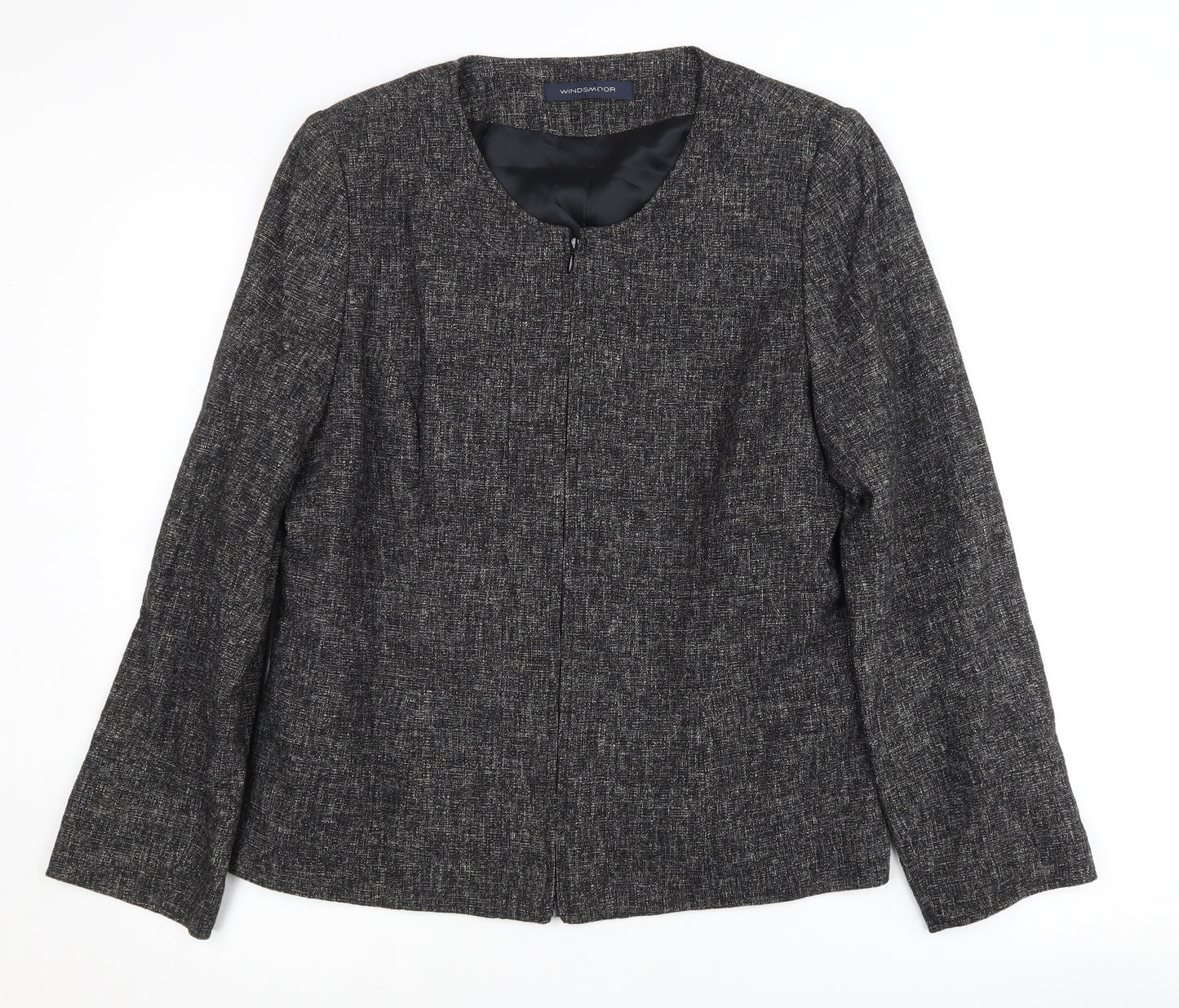 Windsmoor Women's Grey Blazer Size 12 Classic Workwear