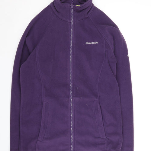 Craghoppers Women's Purple Fleece Jacket Size 8