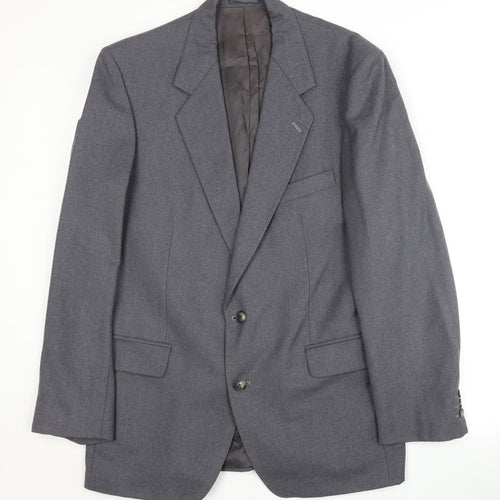 Magee Men's Grey Wool Blazer Jacket Size 40