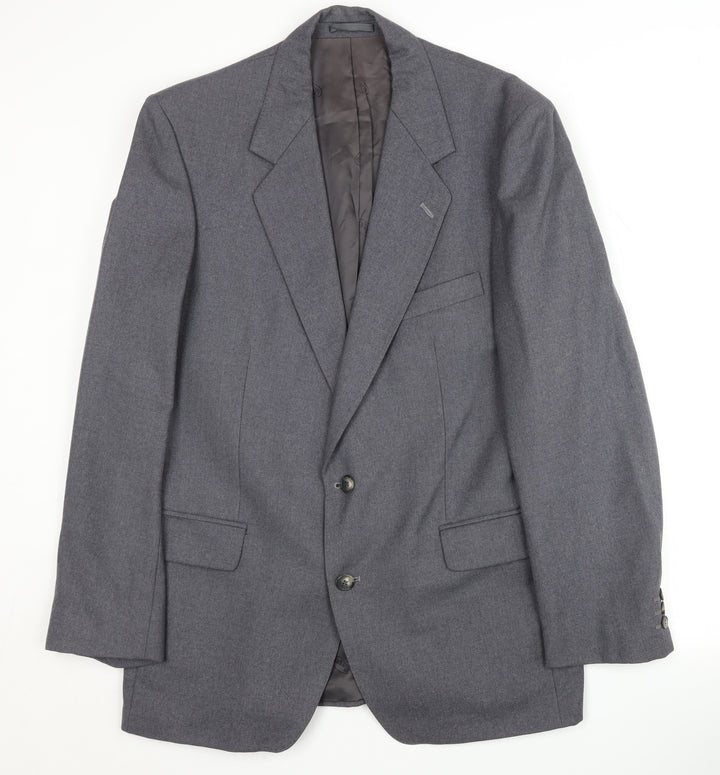 Magee Men's Grey Wool Blazer Jacket Size 40