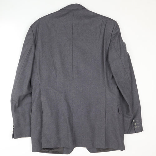 Magee Men's Grey Wool Blazer Jacket Size 40