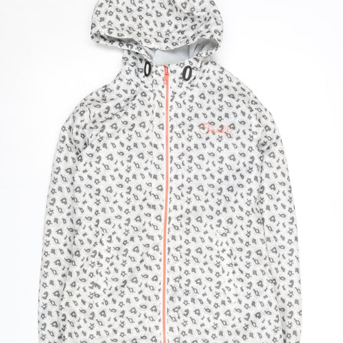 Dare 2b Girls Grey Windbreaker Jacket, Size 9-10 Years