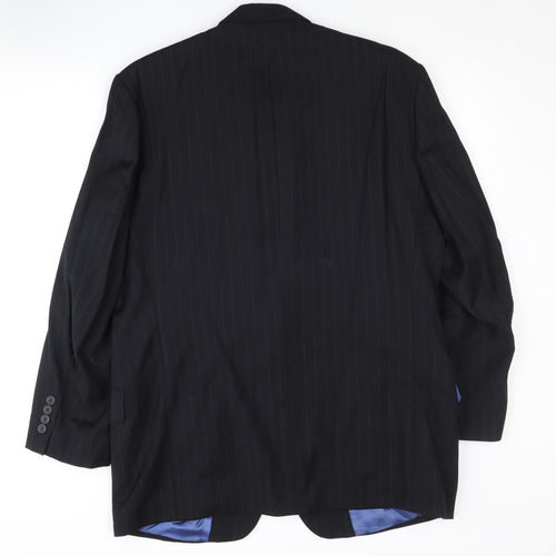 Daniel Hechter Men's Black Striped Jacket, 40S