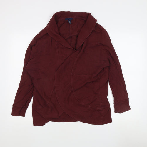 Gap Women's Brown Open Front Cardigan M/L Cotton Modal