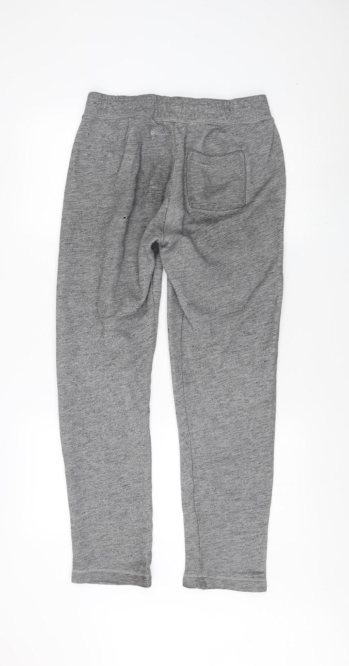 Hollister Grey Boys Jogger Trousers, Size S, Casual Comfort
