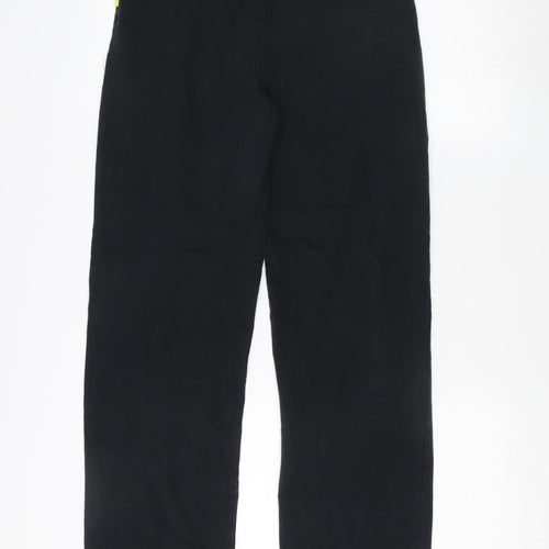 Pure Lime Women's Black Straight Trousers Size 14