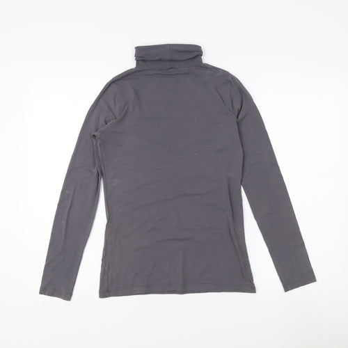 GAP Women's Grey Long Sleeve Roll Neck Top S