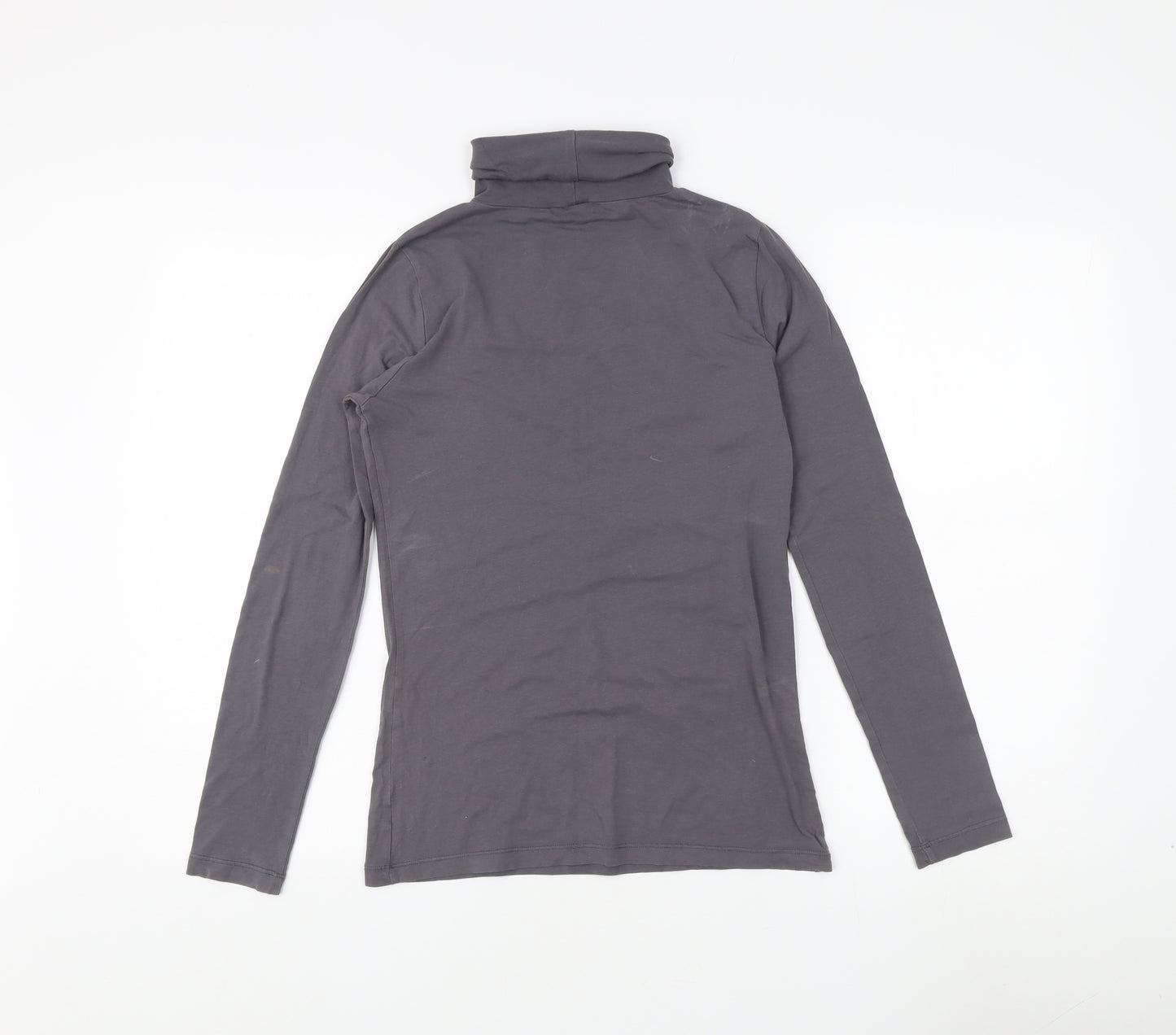 GAP Women's Grey Long Sleeve Roll Neck Top S