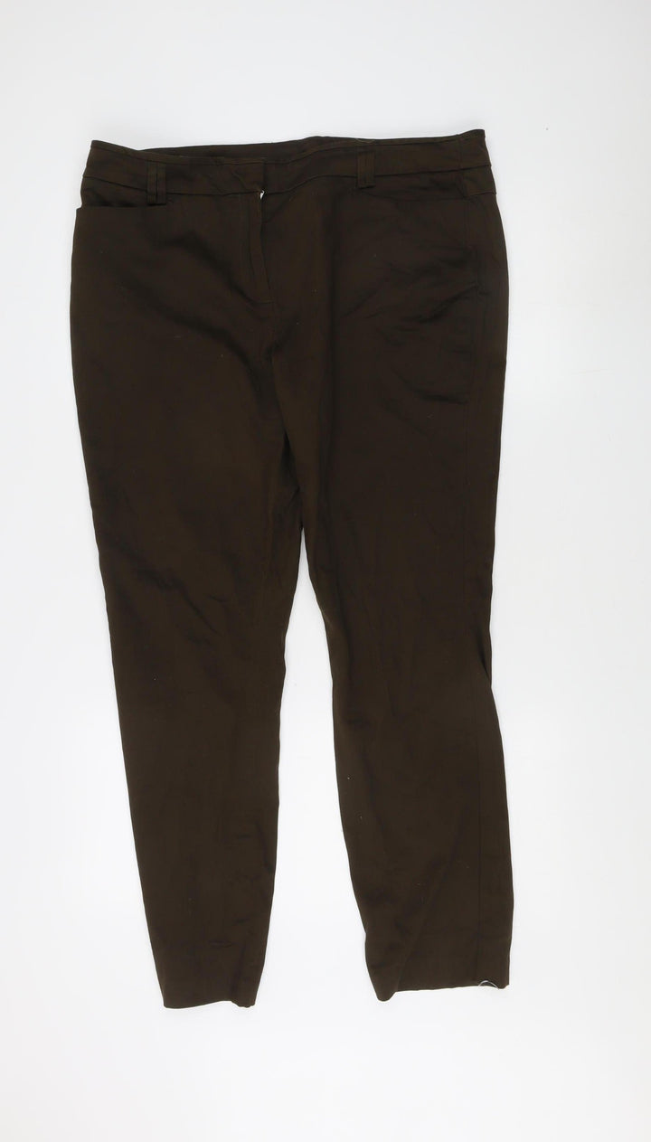 John Rocha Women's Brown Trousers Size 16