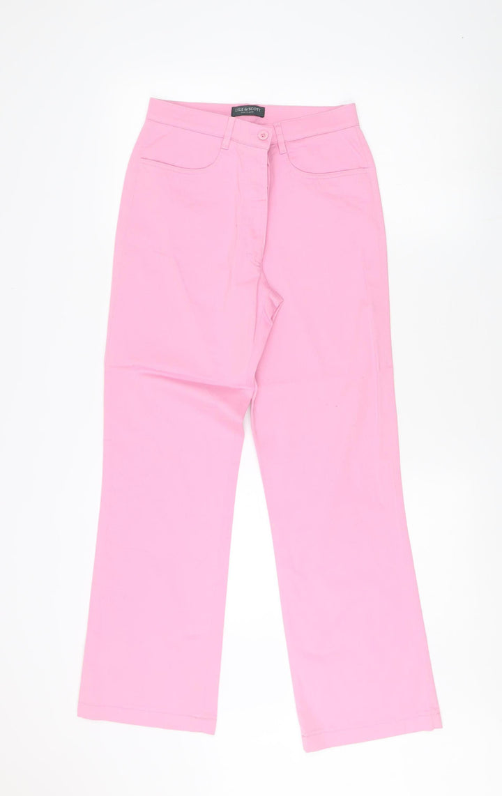 Lyle & Scott Women’s Pink Trousers, Size 8, Cotton