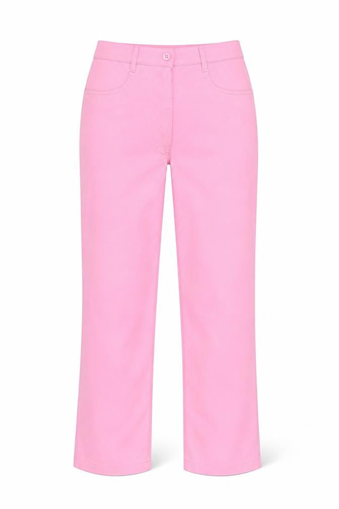 Lyle & Scott Women’s Pink Trousers, Size 8, Cotton