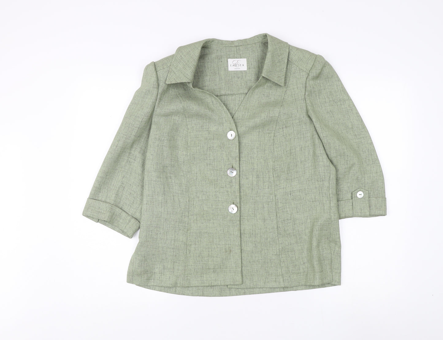 Eastex Green Women’s Blazer Size 16 3/4 Sleeve