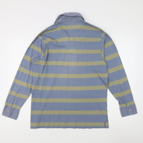 Daniel Hechter Men's Blue Striped Sweatshirt M