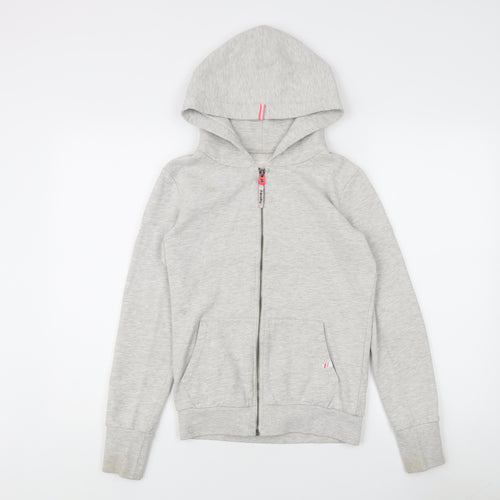 Superdry Women's Grey Full Zip Hoodie - S