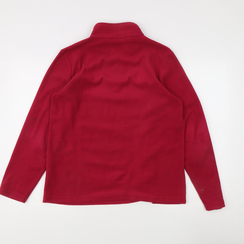 Regatta Women's Red Fleece Lightweight Sweatshirt Size 14