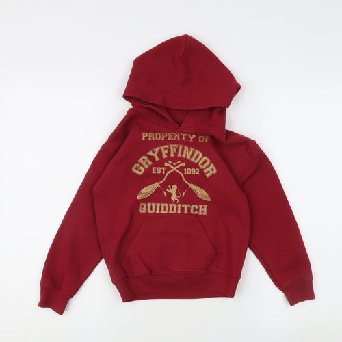 Harry Potter Boys Red XS HGryffindor Pullover Hoodie