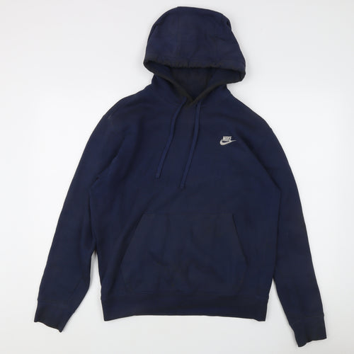 Nike Men's Blue Pullover Hoodie Size S
