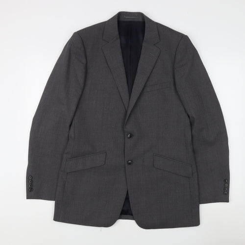 Reiss Men's Grey Suit Jacket, 38 Regular