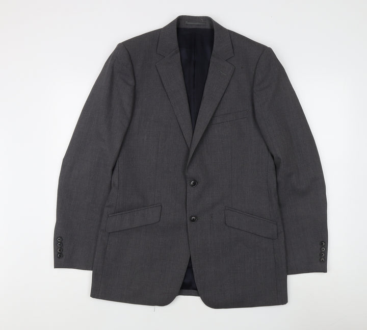 Reiss Men's Grey Suit Jacket, 38 Regular