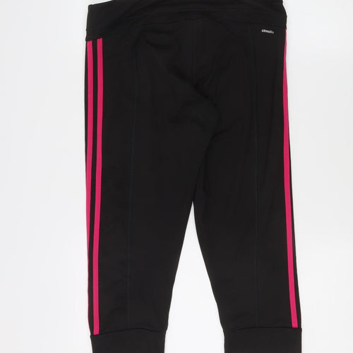 Adidas Women's Black Capri Trousers M Stretch