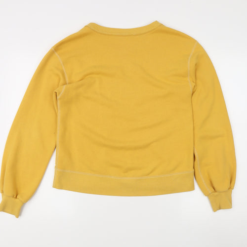 Abercrombie & Fitch Women's Yellow XS Pullover Sweatshirt
