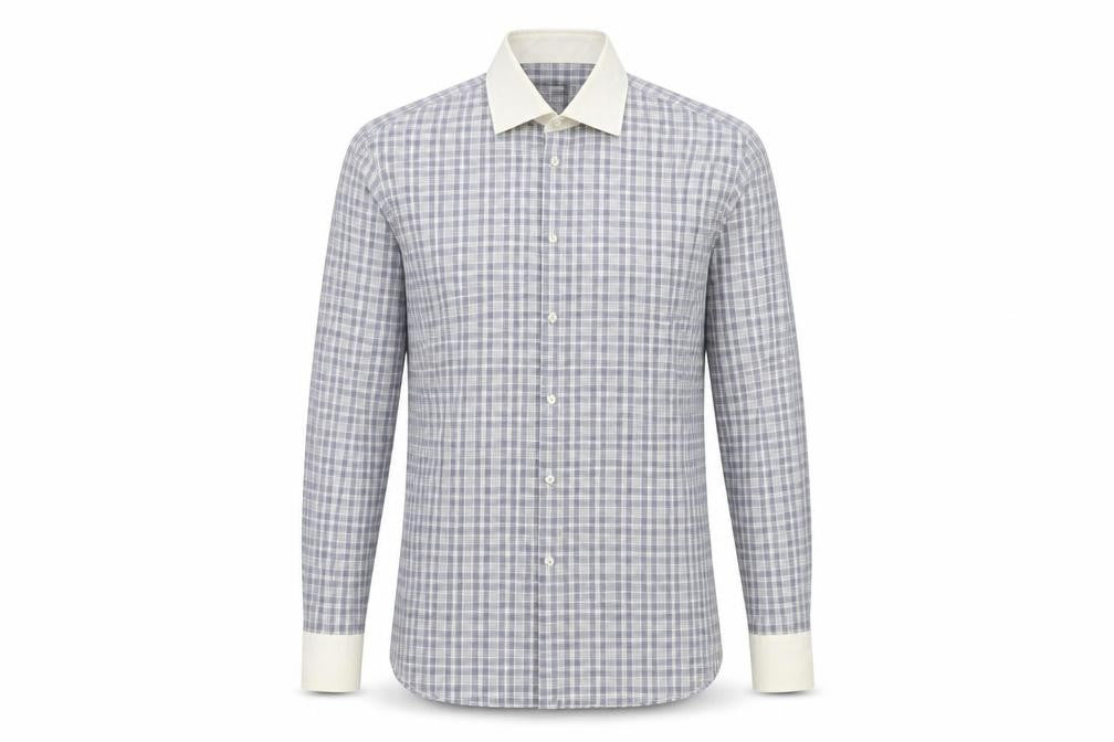 BOSS Men's Multicoloured Slim Fit Dress Shirt 39