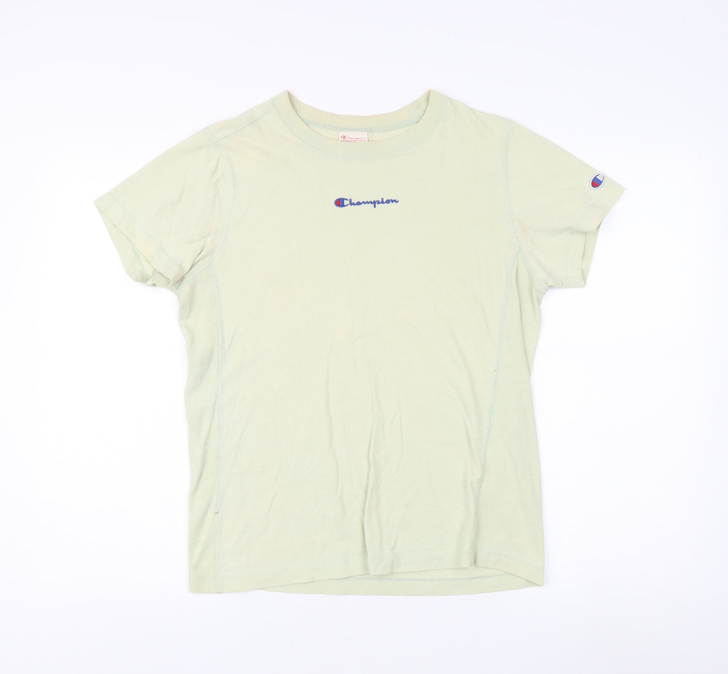 Champion Women's Green Basic T-Shirt - Medium, Casual Wear