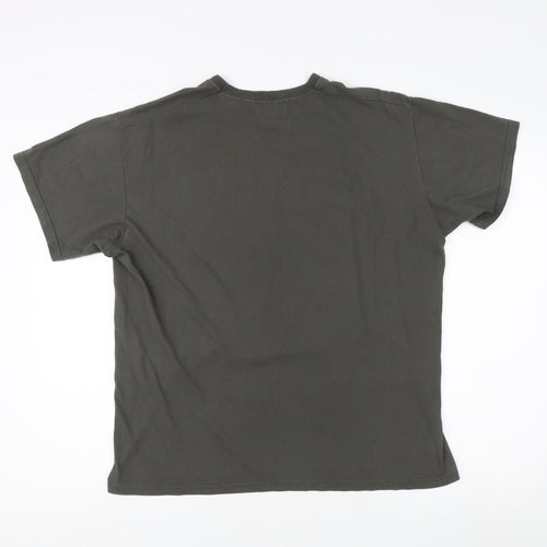 Adidas Men's Black Graphic T-Shirt L
