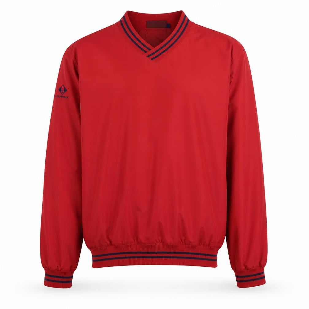 Front view of Glenmuir Men's XS Red Pullover Sweatshirt