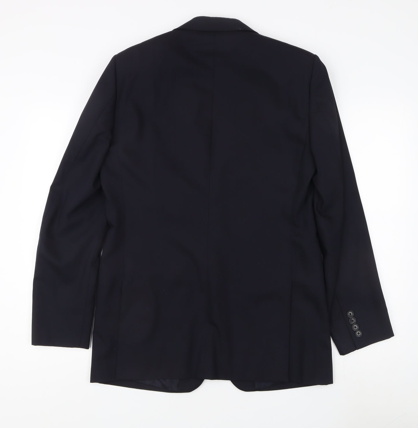 Reiss Men's Blue Slim Fit Formal Blazer, Size 38R