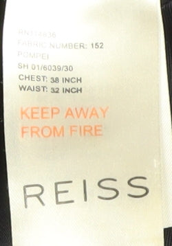 Reiss Men's Blue Slim Fit Formal Blazer, Size 38R