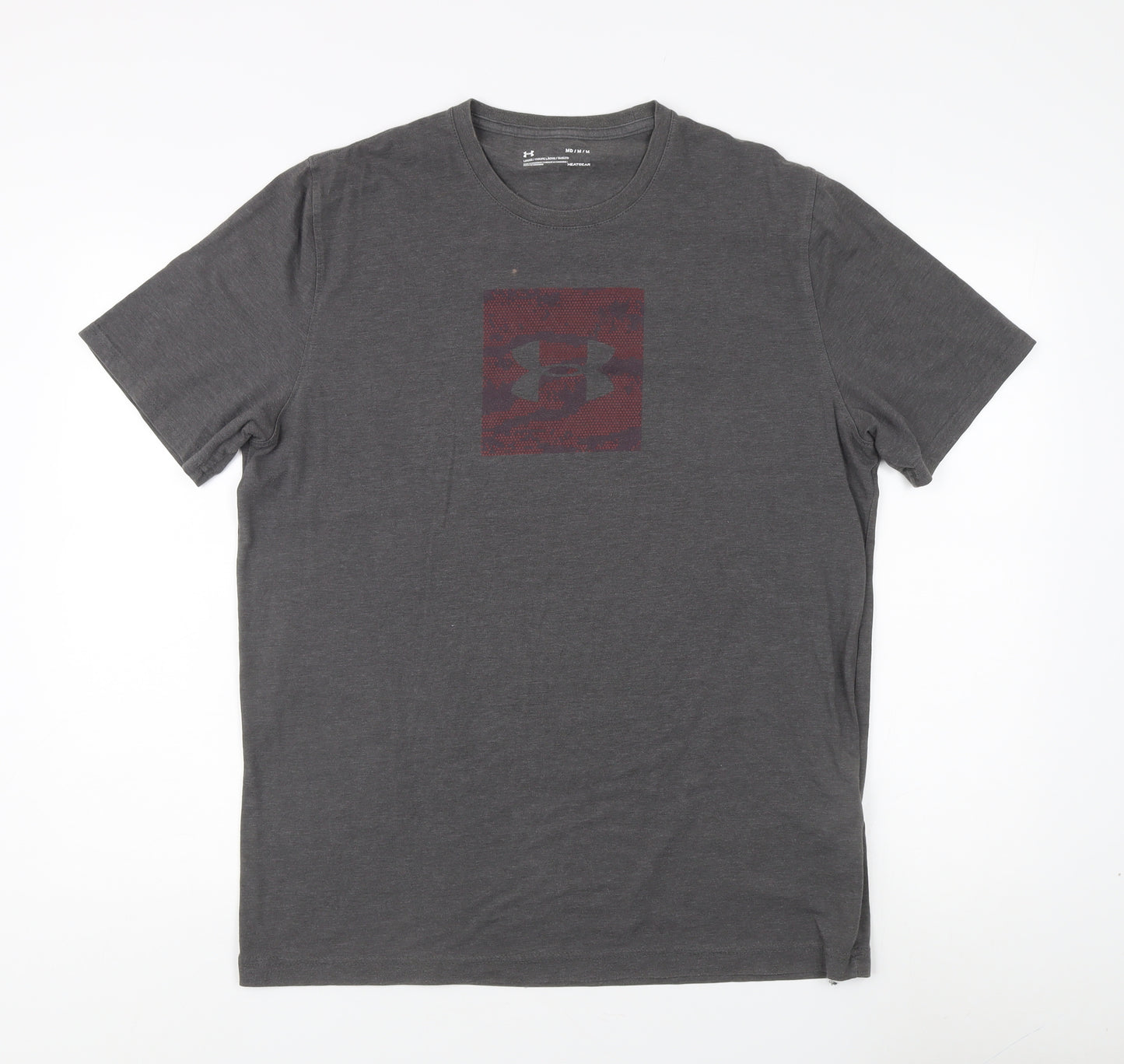 Under Armour Men's Grey Graphic Sports T-Shirt, Size M