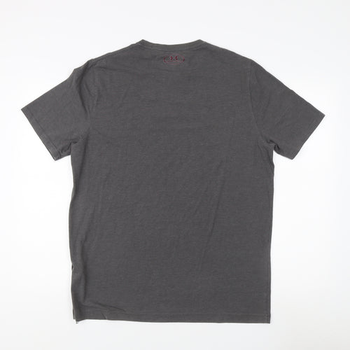 Under Armour Men's Grey Graphic Sports T-Shirt, Size M