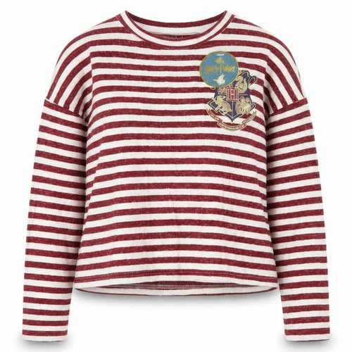 Harry Potter Gryffindor Women's Red Striped Sweatshirt L 14-16