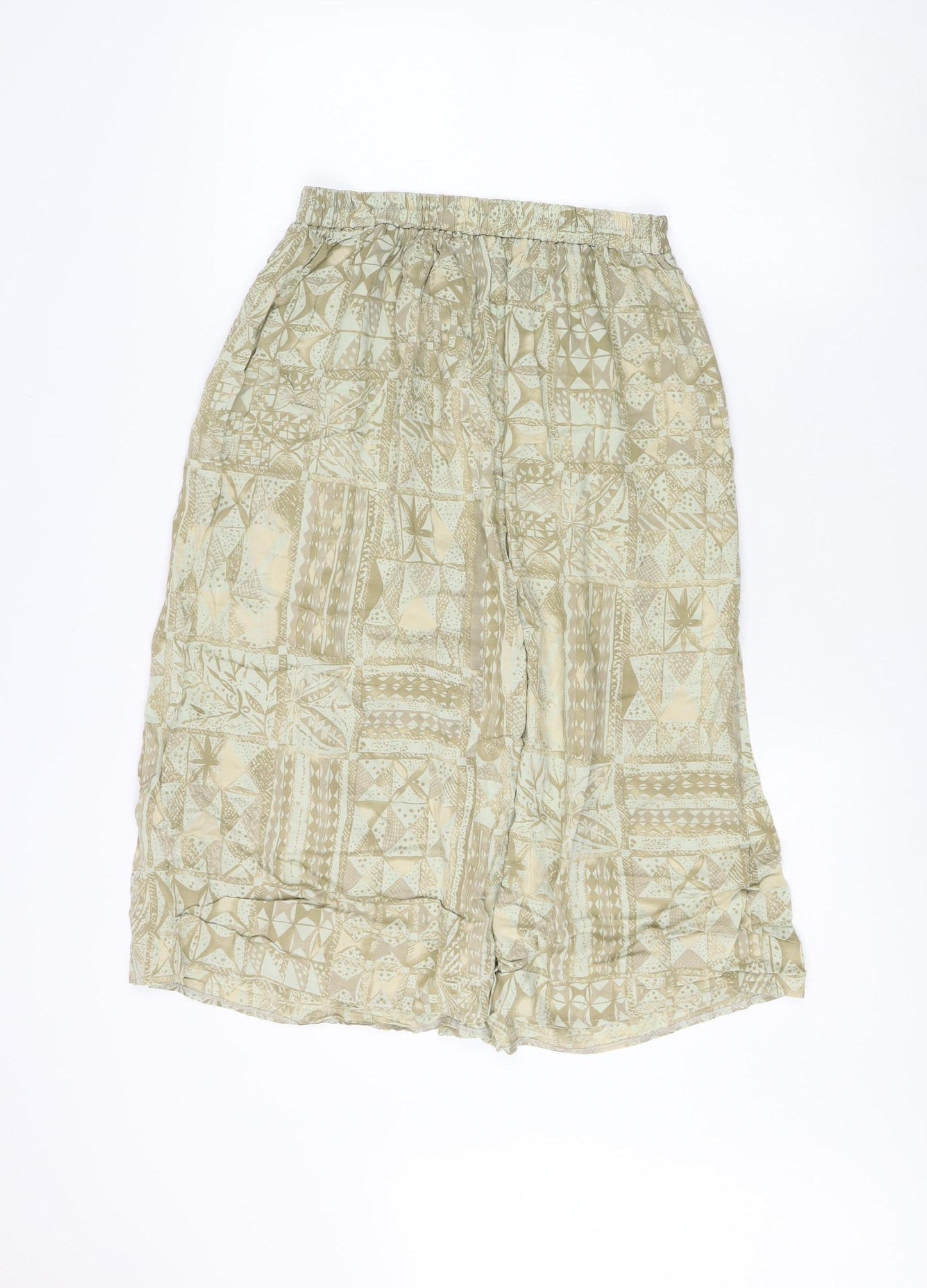 Berkertex Women's Beige Midi Peasant Skirt 12