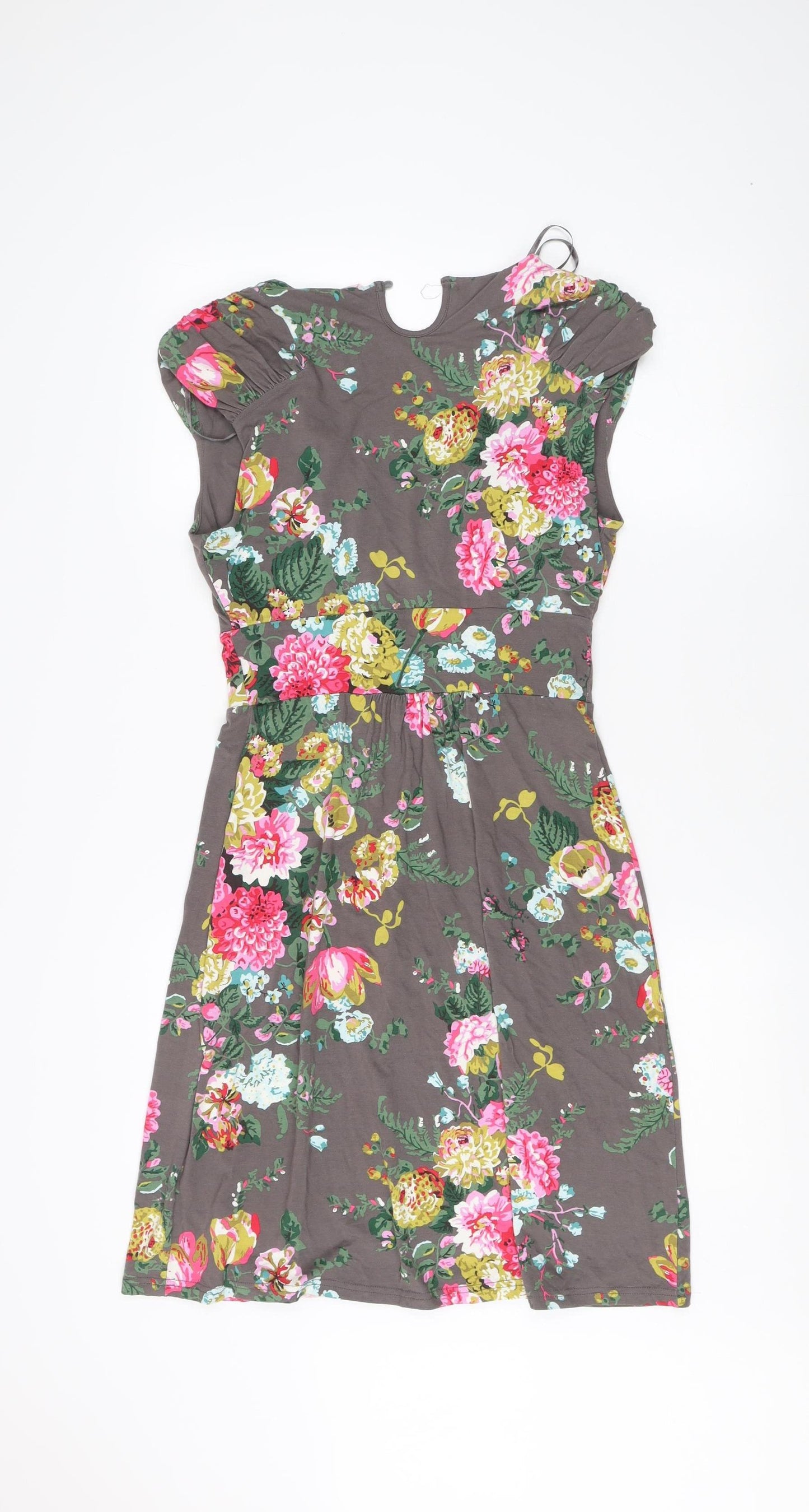 Joules Women's Multicoloured Floral Dress UK 10