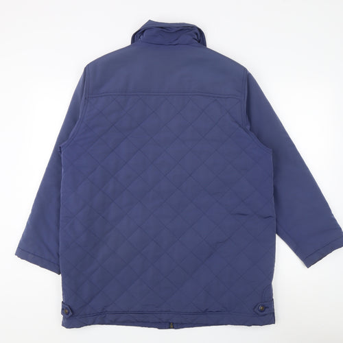 Eastex Women's Blue Quilted Jacket Size 12