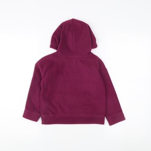 Gap Girls Purple Hoodie 4 Years Pullover Fleece