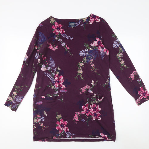 Joules Women's Floral Tunic Blouse, Size 12, Multicoloured