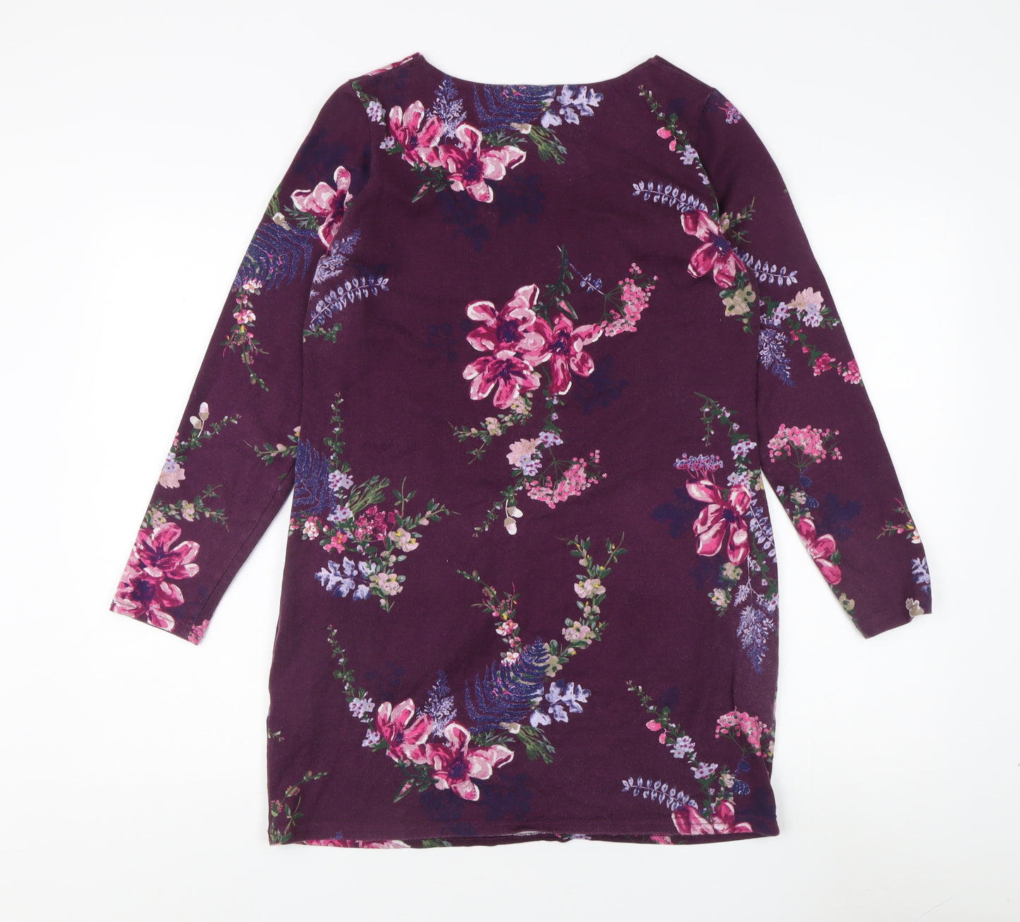Joules Women's Floral Tunic Blouse, Size 12, Multicoloured