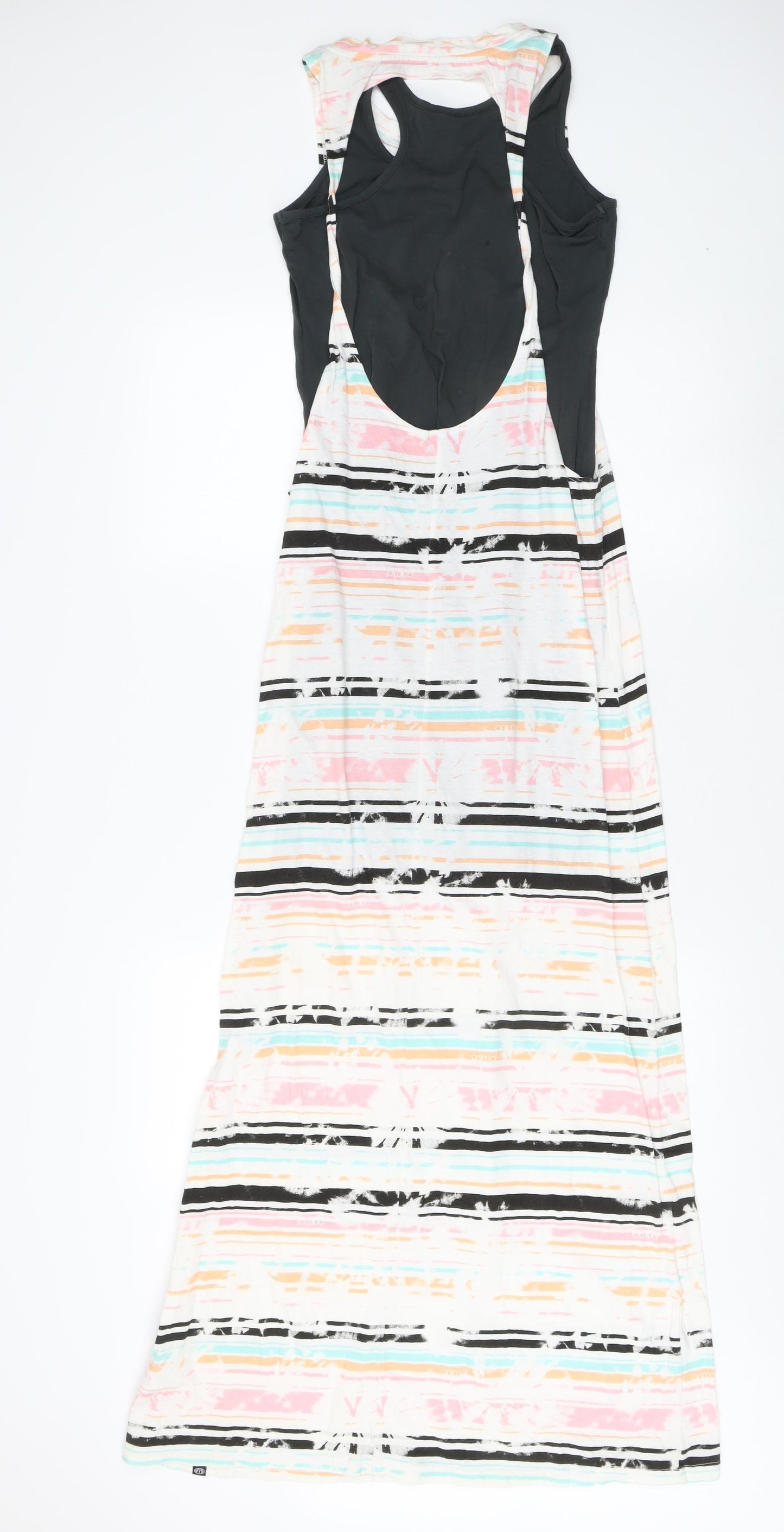 Animal Women's Multicoloured Striped Long Dress Size 8