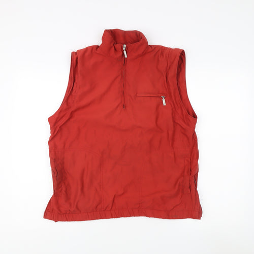 Green Lamb Women's Red Waistcoat Zip Size S
