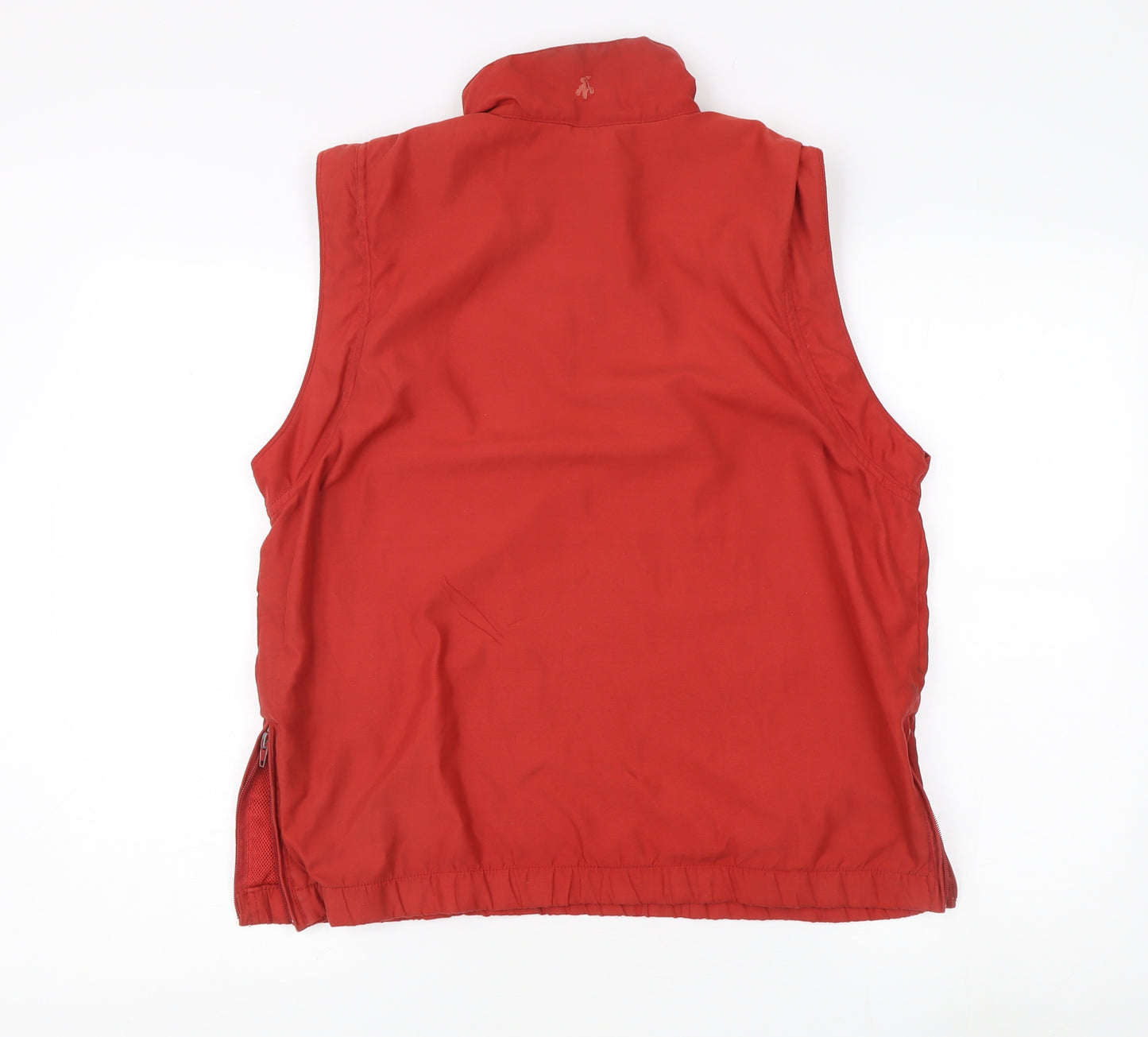 Green Lamb Women's Red Waistcoat Zip Size S