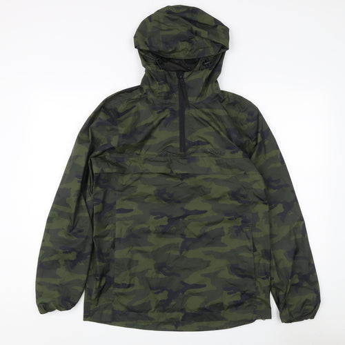 TOG24 Men's Green Camouflage Pullover Hoodie