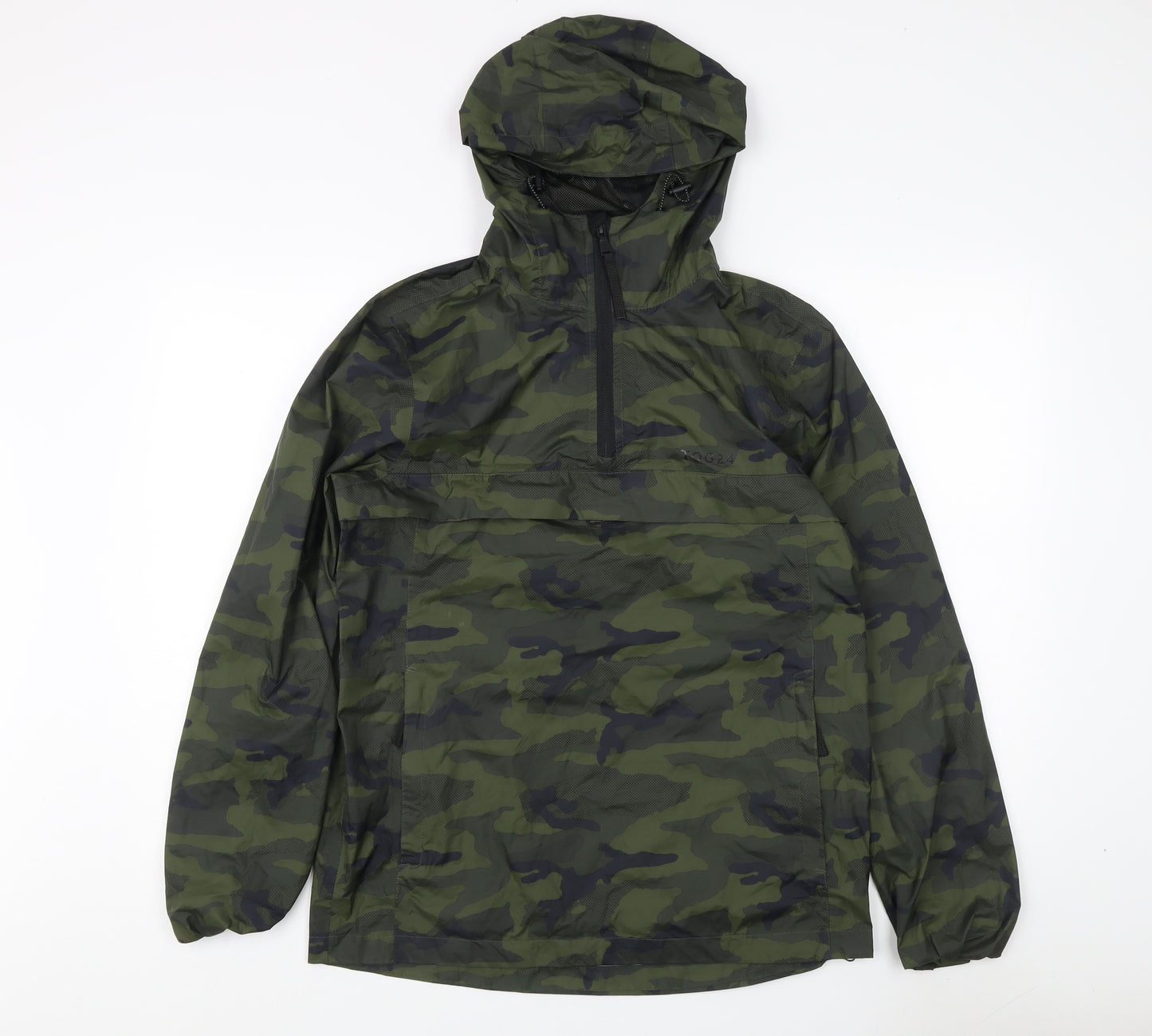 TOG24 Men's Green Camouflage Pullover Hoodie
